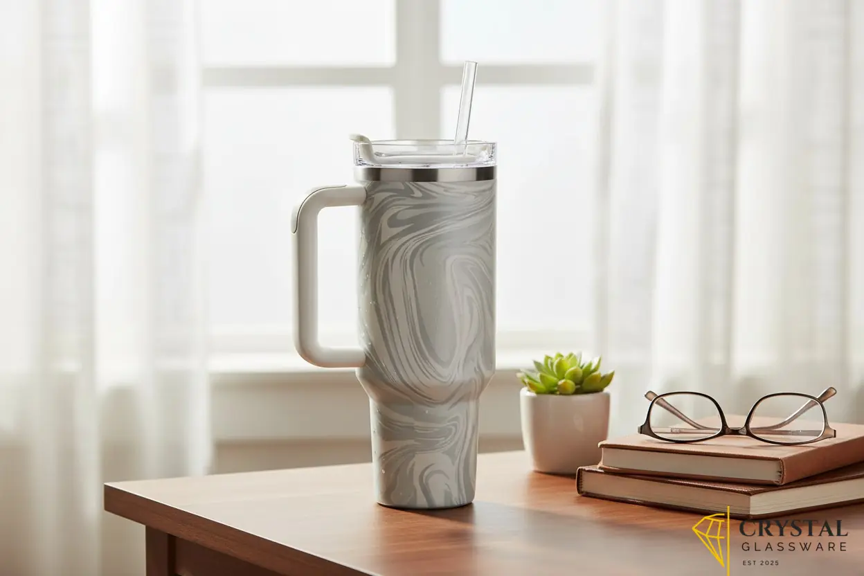 Stanley Quencher Tumbler 40oz - Marble Pattern | Drinkware